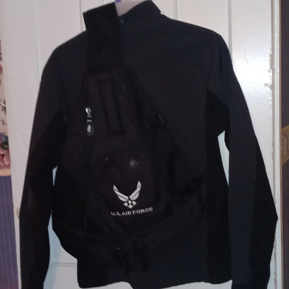 U.S. AIRFORCE BLACK BACKPACK